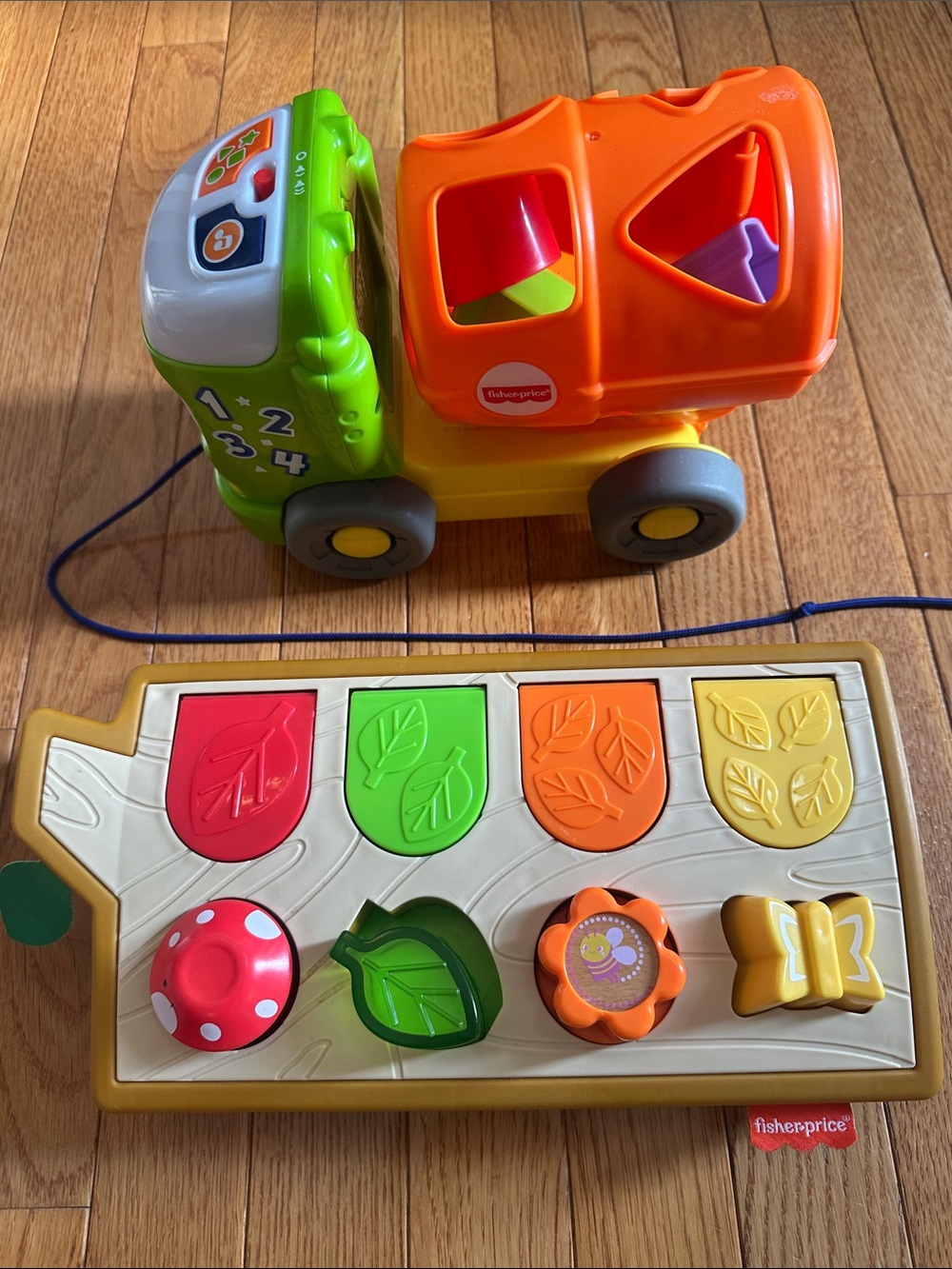 Fisher-Price Toddler Shape Sorting Cement Mixer and Puzzle Toy